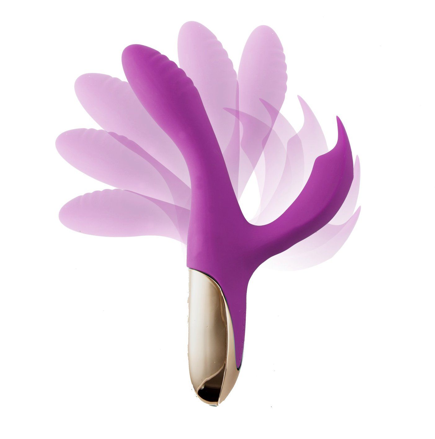 Maia - skyler rabbit vibrator - pink, Product front view, with specifications  | Flirtybay.com.au